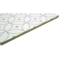 GEOMETRY - 10X10, GRAY ATO, MATTE/SATIN